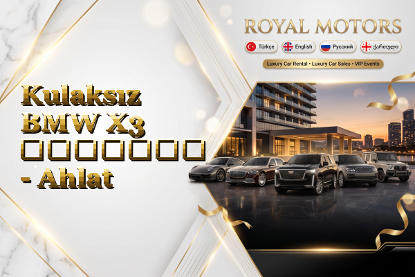 Kulaksız BMW X3 გაყიდვა - Ahlat