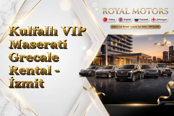 Kulfallı VIP Maserati Grecale Rental - İzmit