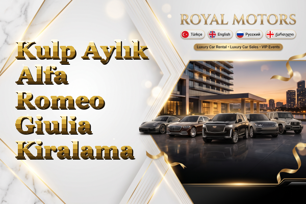 Kulp Aylık Alfa Romeo Giulia Kiralama