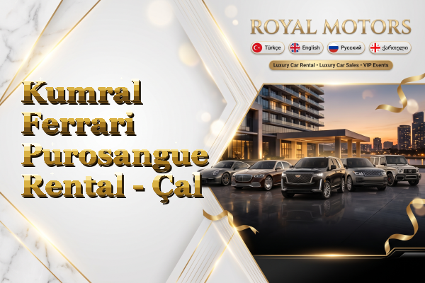 Kumral Ferrari Purosangue Rental - Çal