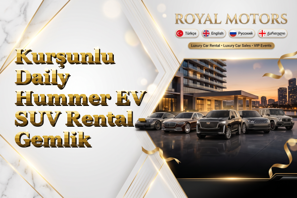 Kurşunlu Daily Hummer EV SUV Rental - Gemlik