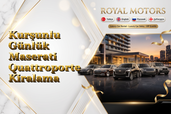 Kurşunlu Günlük Maserati Quattroporte Kiralama