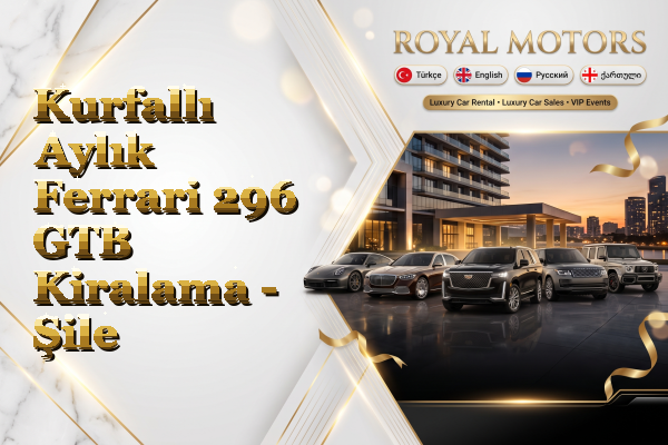 Kurfallı Aylık Ferrari 296 GTB Kiralama - Şile