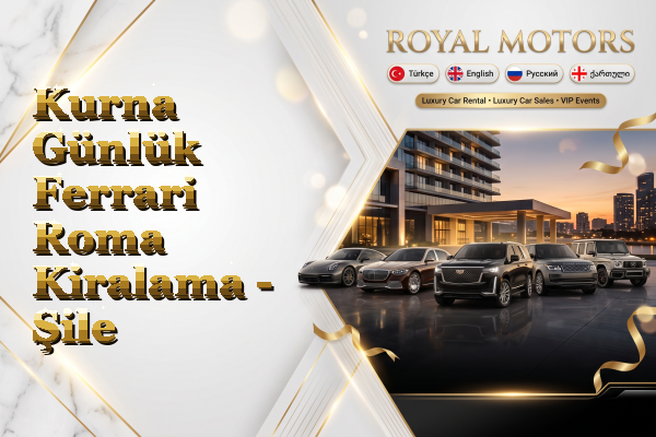 Kurna Günlük Ferrari Roma Kiralama - Şile