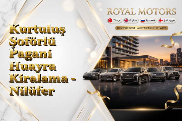 Kurtuluş Şoförlü Pagani Huayra Kiralama - Nilüfer