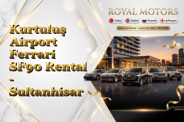 Kurtuluş Airport Ferrari SF90 Rental - Sultanhisar
