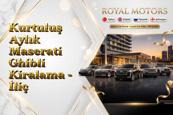 Kurtuluş Aylık Maserati Ghibli Kiralama - İliç