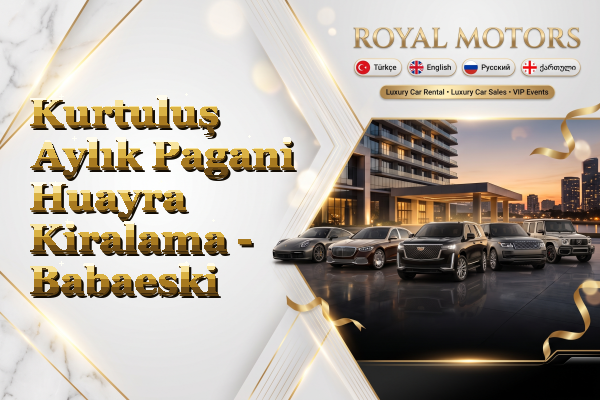 Kurtuluş Aylık Pagani Huayra Kiralama - Babaeski