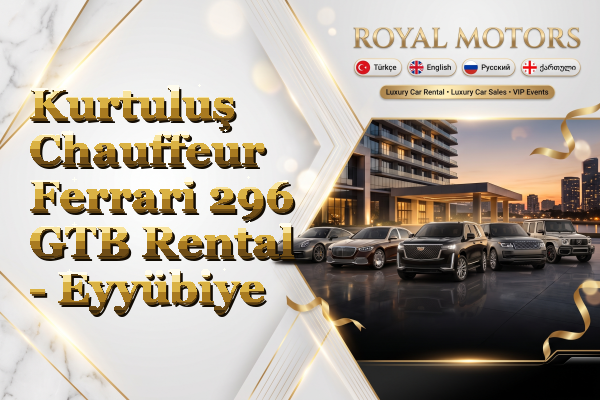 Kurtuluş Chauffeur Ferrari 296 GTB Rental - Eyyübiye