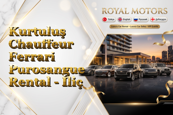 Kurtuluş Chauffeur Ferrari Purosangue Rental - İliç