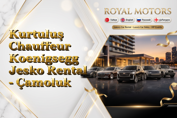 Kurtuluş Chauffeur Koenigsegg Jesko Rental - Çamoluk