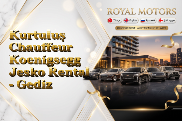 Kurtuluş Chauffeur Koenigsegg Jesko Rental - Gediz