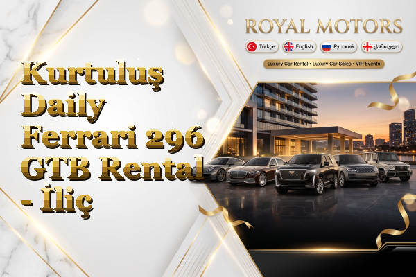 Kurtuluş Daily Ferrari 296 GTB Rental - İliç
