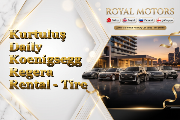 Kurtuluş Daily Koenigsegg Regera Rental - Tire