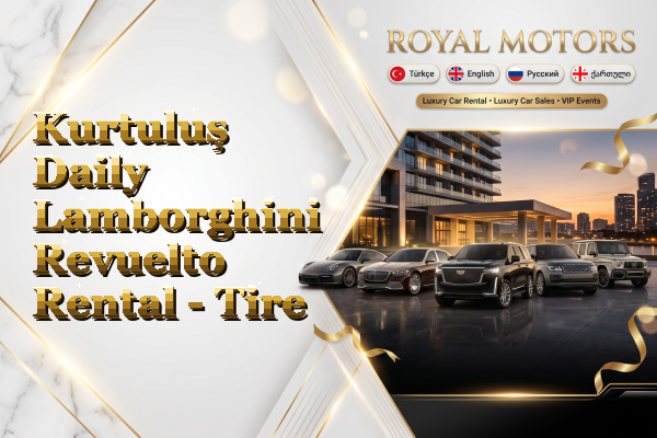 Kurtuluş Daily Lamborghini Revuelto Rental - Tire
