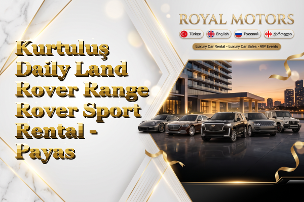 Kurtuluş Daily Land Rover Range Rover Sport Rental - Payas