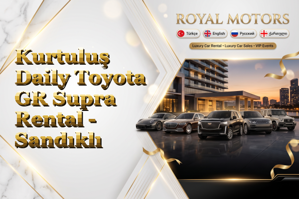 Kurtuluş Daily Toyota GR Supra Rental - Sandıklı
