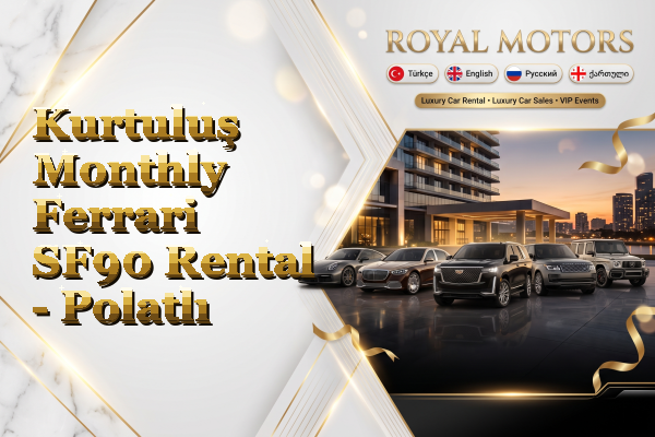 Kurtuluş Monthly Ferrari SF90 Rental - Polatlı