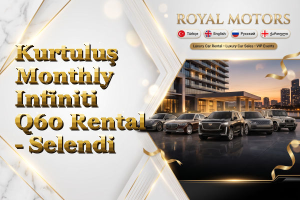 Kurtuluş Monthly Infiniti Q60 Rental - Selendi