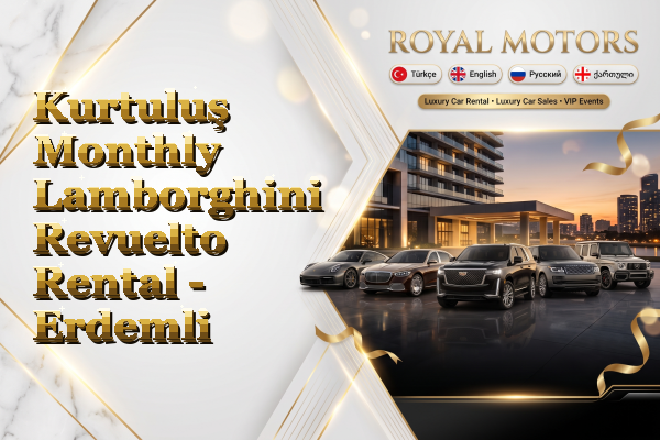 Kurtuluş Monthly Lamborghini Revuelto Rental - Erdemli