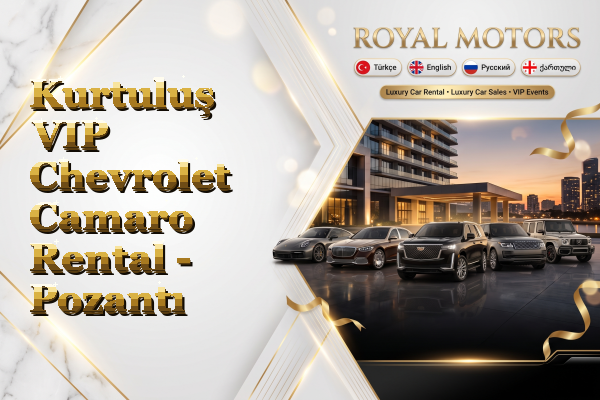 Kurtuluş VIP Chevrolet Camaro Rental - Pozantı