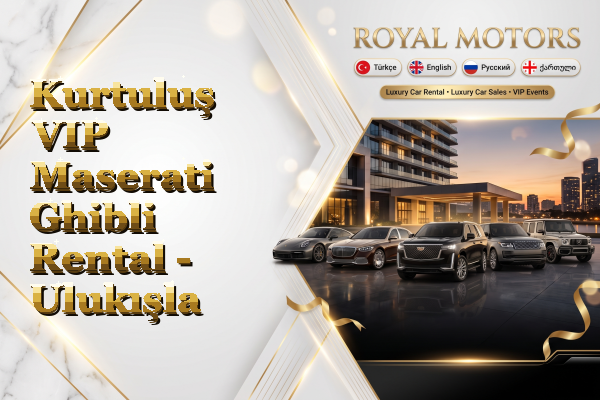 Kurtuluş VIP Maserati Ghibli Rental - Ulukışla