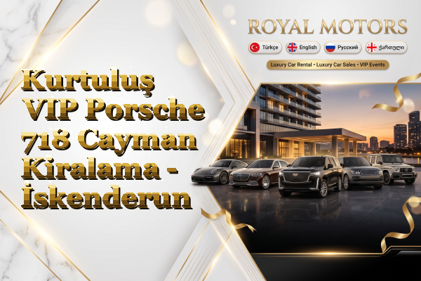 Kurtuluş VIP Porsche 718 Cayman Kiralama - İskenderun