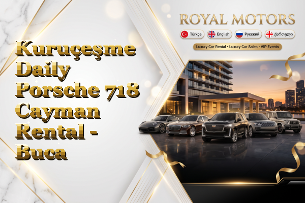 Kuruçeşme Daily Porsche 718 Cayman Rental - Buca