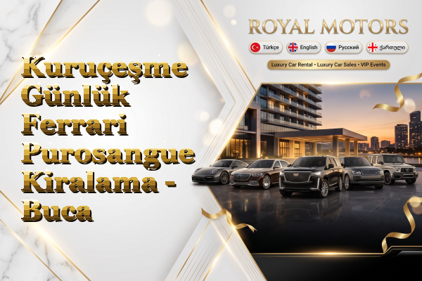 Kuruçeşme Günlük Ferrari Purosangue Kiralama - Buca