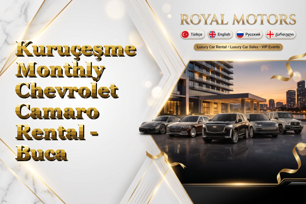 Kuruçeşme Monthly Chevrolet Camaro Rental - Buca