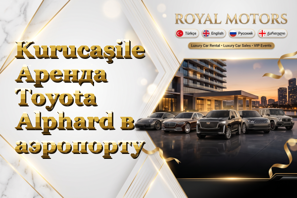 Kurucaşile Аренда Toyota Alphard в аэропорту