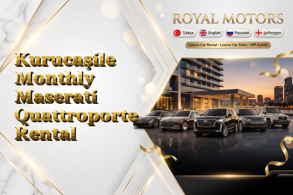 Kurucaşile Monthly Maserati Quattroporte Rental