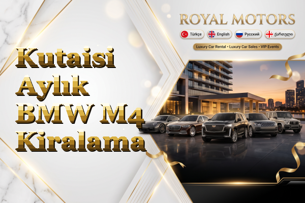 Kutaisi Aylık BMW M4 Kiralama