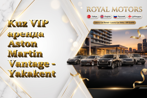Kuz VIP аренда Aston Martin Vantage - Yakakent
