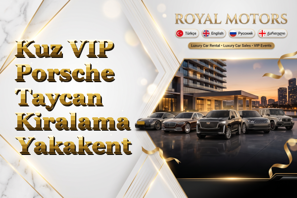 Kuz VIP Porsche Taycan Kiralama - Yakakent