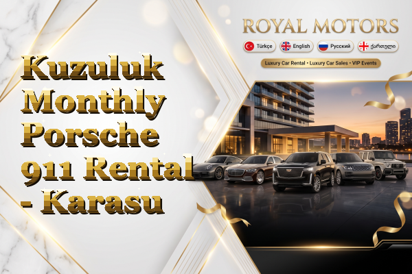 Kuzuluk Monthly Porsche 911 Rental - Karasu