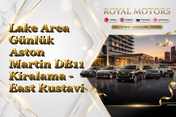 Lake Area Günlük Aston Martin DB11 Kiralama - East Rustavi