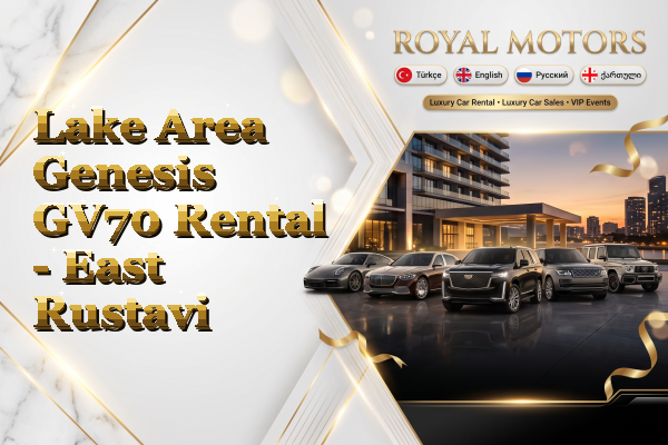 Lake Area Genesis GV70 Rental - East Rustavi