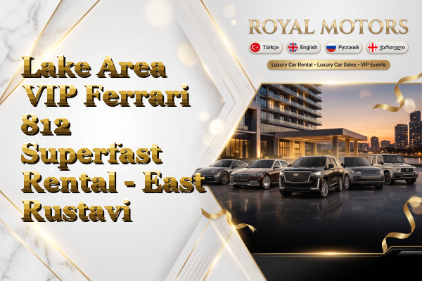 Lake Area VIP Ferrari 812 Superfast Rental - East Rustavi