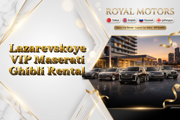 Lazarevskoye VIP Maserati Ghibli Rental