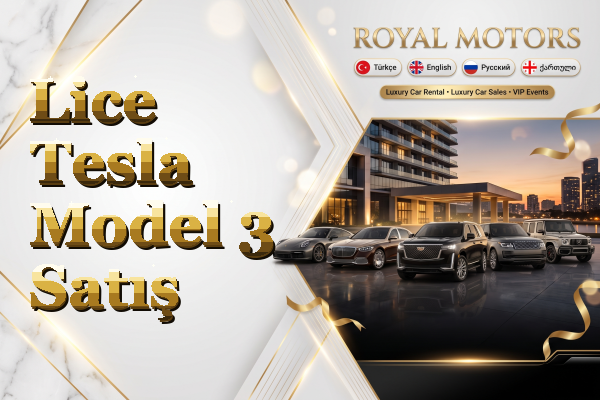 Lice Tesla Model 3 Satış