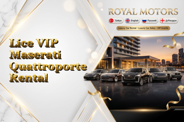 Lice VIP Maserati Quattroporte Rental