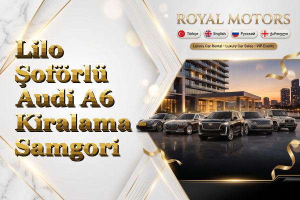 Lilo Şoförlü Audi A6 Kiralama - Samgori