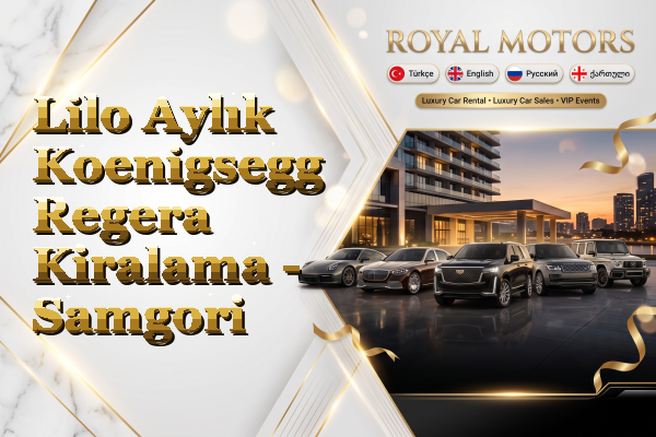 Lilo Aylık Koenigsegg Regera Kiralama - Samgori