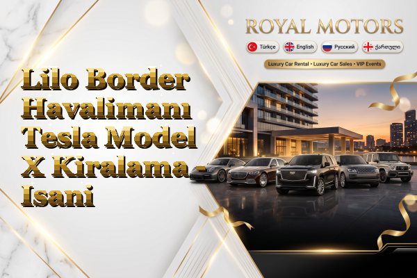 Lilo Border Havalimanı Tesla Model X Kiralama - Isani