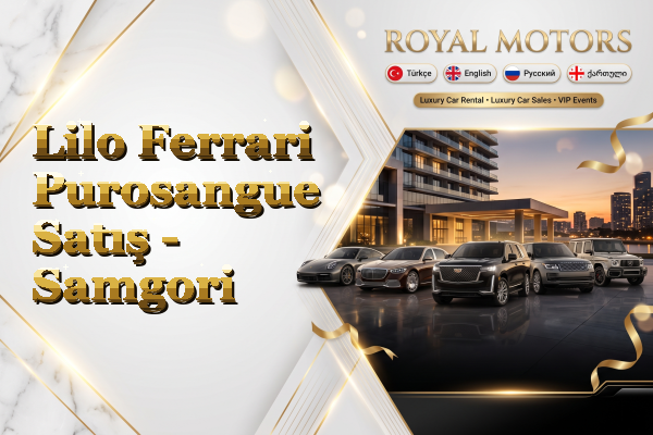 Lilo Ferrari Purosangue Satış - Samgori