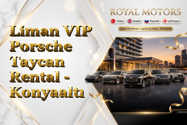 Liman VIP Porsche Taycan Rental - Konyaaltı