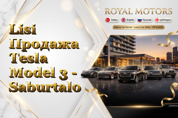 Lisi Продажа Tesla Model 3 - Saburtalo