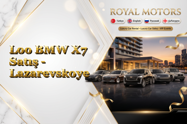 Loo BMW X7 Satış - Lazarevskoye
