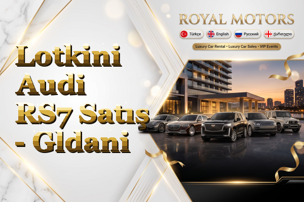 Lotkini Audi RS7 Satış - Gldani